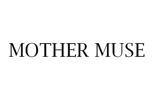 Mother muse logo on a black background.