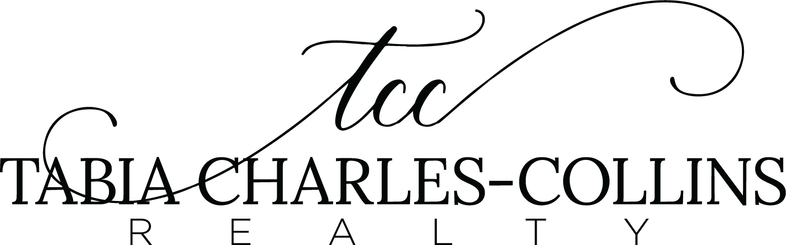 The logo for tabitha charles - collins realty.