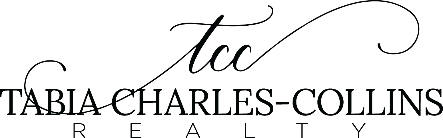 The logo for tabitha charles - collins realty.